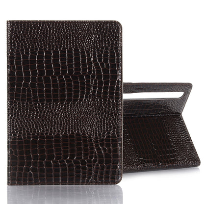 For Samsung Galaxy Tab S9 FE Crocodile Texture Leather Tablet Case(Black) - Galaxy Tab S9 FE by buy2fix | Online Shopping UK | buy2fix