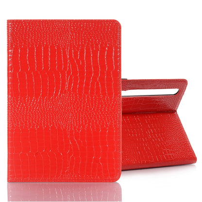 For Samsung Galaxy Tab S9 Crocodile Texture Leather Tablet Case(Red) - Galaxy Tab S9 Cases by buy2fix | Online Shopping UK | buy2fix