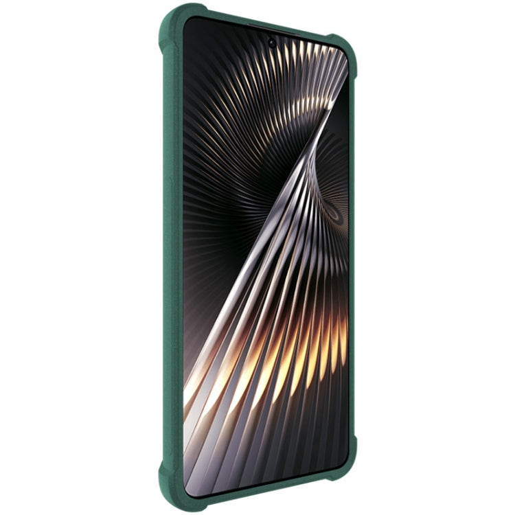 For Xiaomi Redmi Turbo3 5G imak Shockproof Airbag TPU Phone Case(Matte Green) - Xiaomi Cases by imak | Online Shopping UK | buy2fix