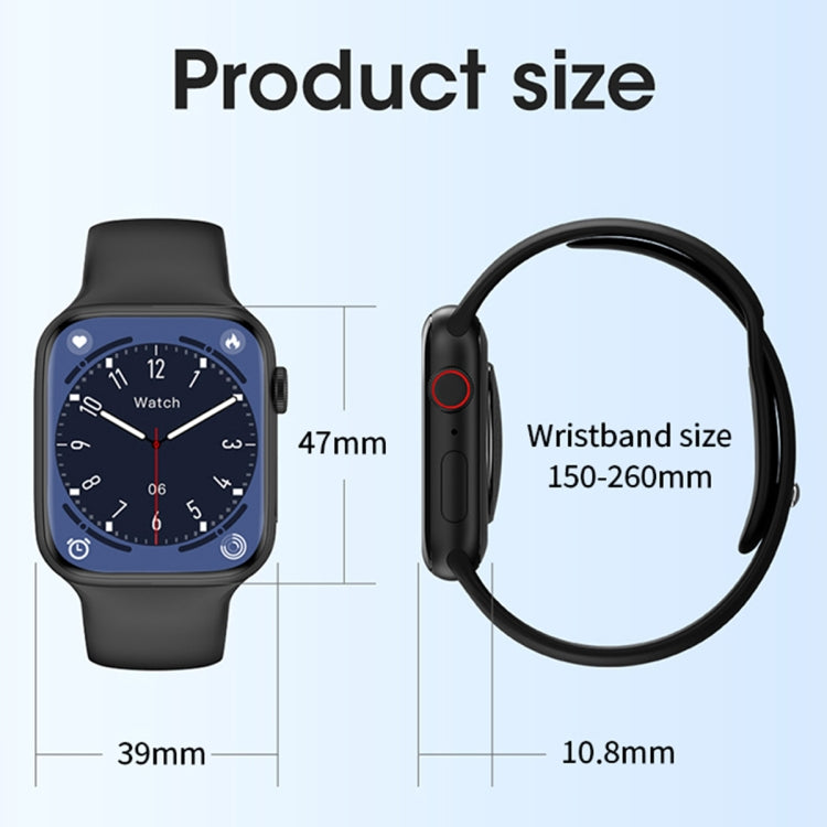 WIWU SW01 S9 2.1 inch IPS Screen IP68 Waterproof Bluetooth Smart Watch(Black) - Smart Watches by WIWU | Online Shopping UK | buy2fix