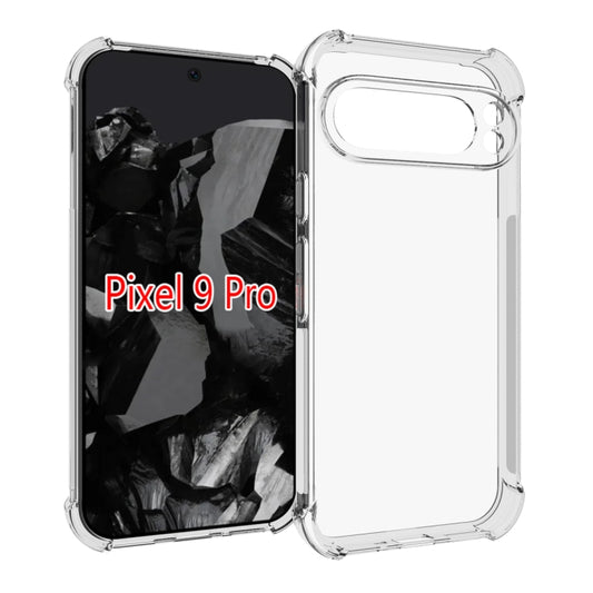 For Google Pixel 9 Pro XL Shockproof Non-slip Thickening TPU Phone Case(Transparent) - Google Cases by buy2fix | Online Shopping UK | buy2fix