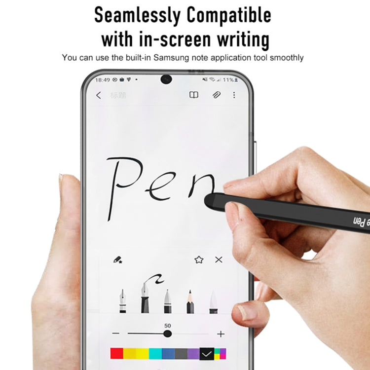 For Samsung Galaxy S24+ 5G GKK Space Frame Transparent PC + TPU Phone Case with Pen(Transparent Green) - Galaxy S24+ 5G Cases by GKK | Online Shopping UK | buy2fix