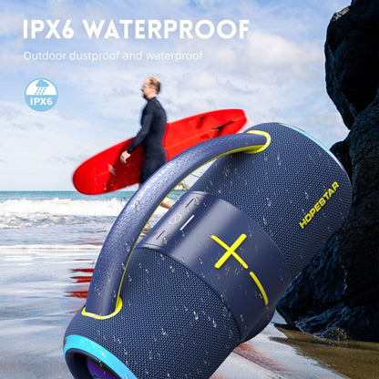 HOPESTAR H68 50W Outdoor Portable Waterproof Dazzling Bluetooth Speaker(Black) - Waterproof Speaker by HOPESTAR | Online Shopping UK | buy2fix
