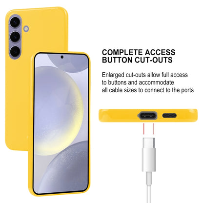 For Samsung Galaxy S24 5G GOOSPERY PEARL JELLY Shockproof TPU Phone Case(Yellow) - Galaxy S24 5G Cases by GOOSPERY | Online Shopping UK | buy2fix