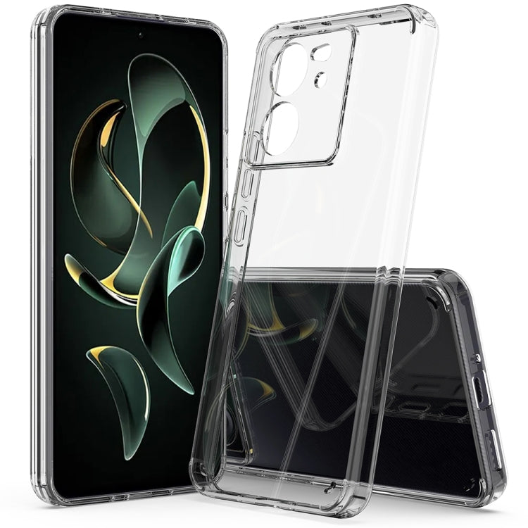 For Xiaomi 13T / 13T Pro / Redmi K60 Ultra Scratchproof Acrylic TPU Phone Case(Transparent) - Redmi K60 Ultra Cases by buy2fix | Online Shopping UK | buy2fix