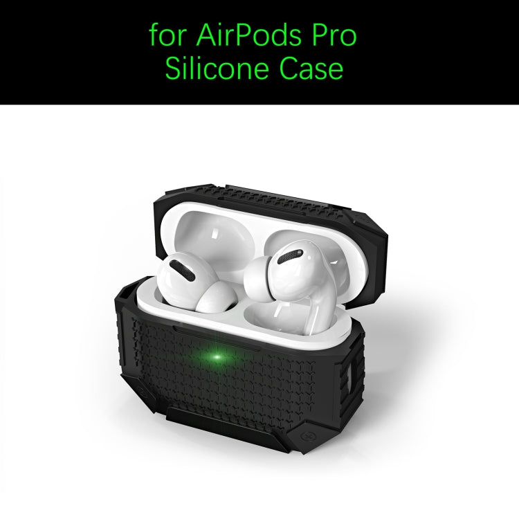 For AirPods Pro 2 Wireless Earphones Shockproof Armor Protective Case(Red) - For AirPods Pro 2 by buy2fix | Online Shopping UK | buy2fix