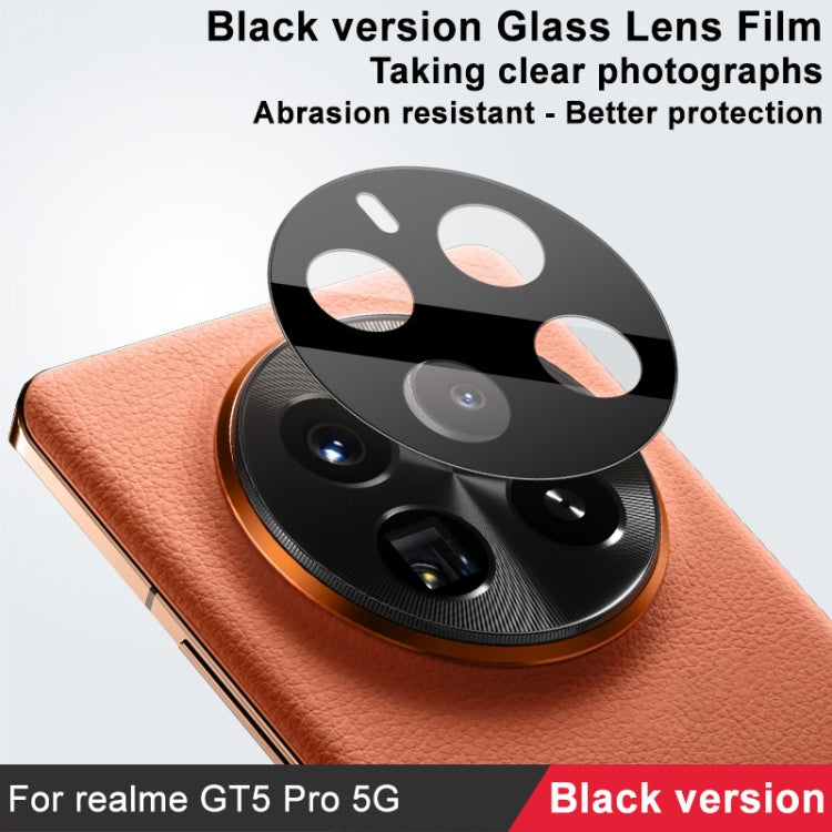 For Realme GT5 Pro 5G IMAK Rear Camera Lens Glass Film Black Version - Other by imak | Online Shopping UK | buy2fix