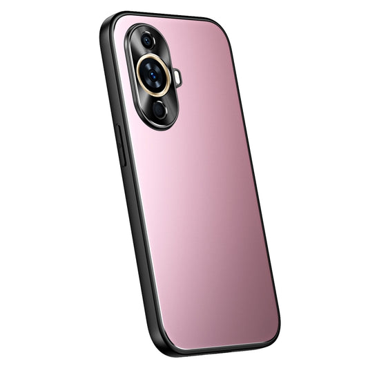 For Huawei nova 11 Pro R-JUST RJ-61 Electroplating Frosted TPU + PC Phone Case(Pink) - Huawei Cases by R-JUST | Online Shopping UK | buy2fix