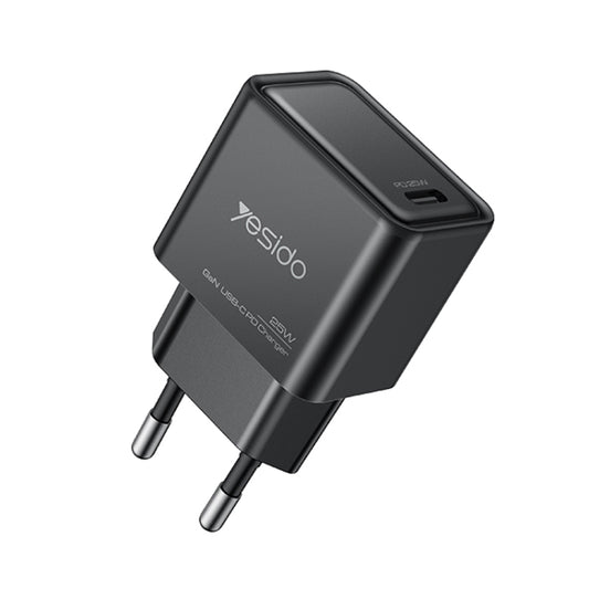 Yesido YC62 PD 25W USB-C/Type-C Interface GaN Fast Charging Charger(EU Plug) - USB Charger by Yesido | Online Shopping UK | buy2fix