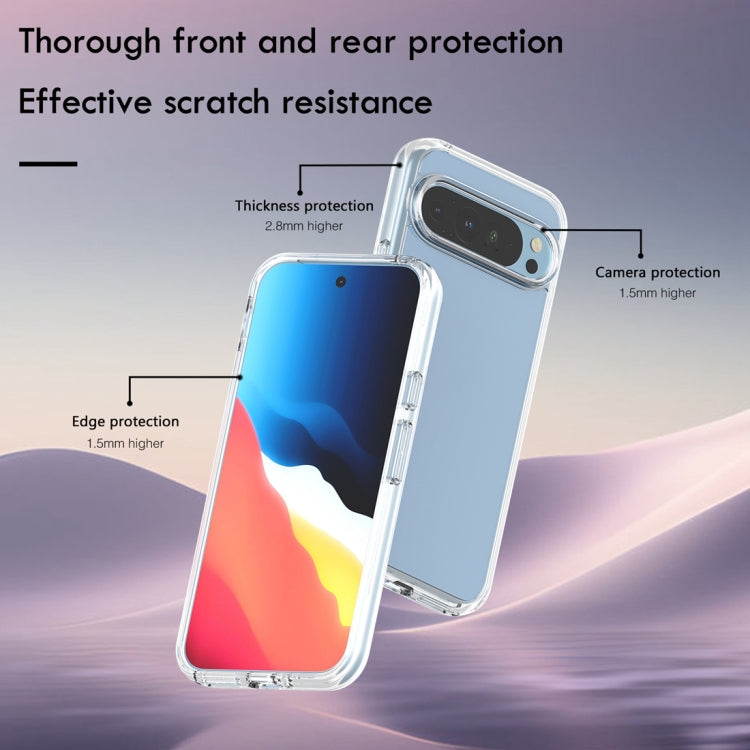 For Google Pixel 9 Terminator Style Shockproof Phone Case(Transparent) - Google Cases by buy2fix | Online Shopping UK | buy2fix