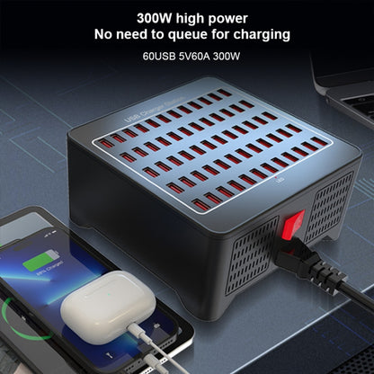 YFY-A78 300W 60 Ports USB Smart Charging Station(US Plug) - Multifunction Charger by buy2fix | Online Shopping UK | buy2fix