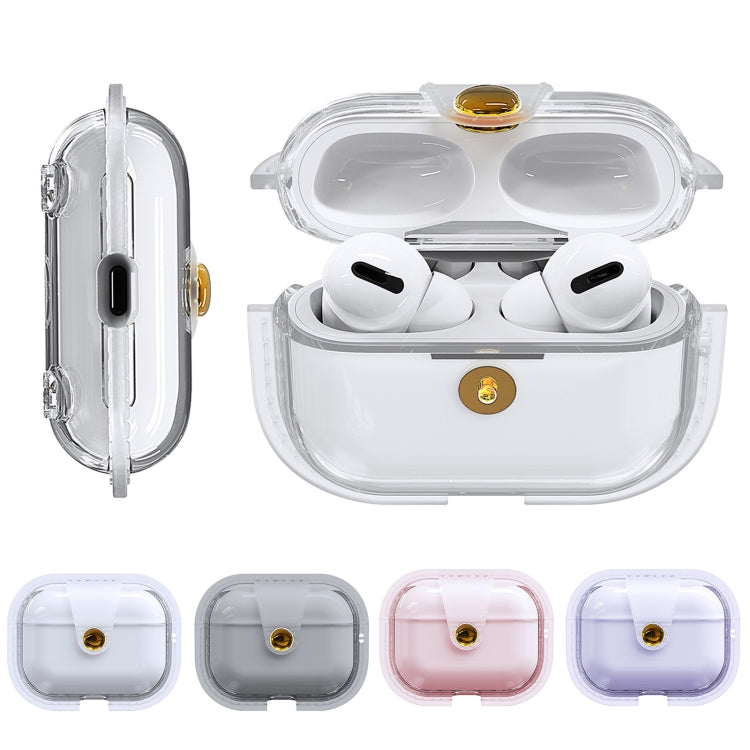 For AirPods 3 Magnetic Clear Armor TPU TWS Earphone Case(Tansparent) - For AirPods 3 by buy2fix | Online Shopping UK | buy2fix