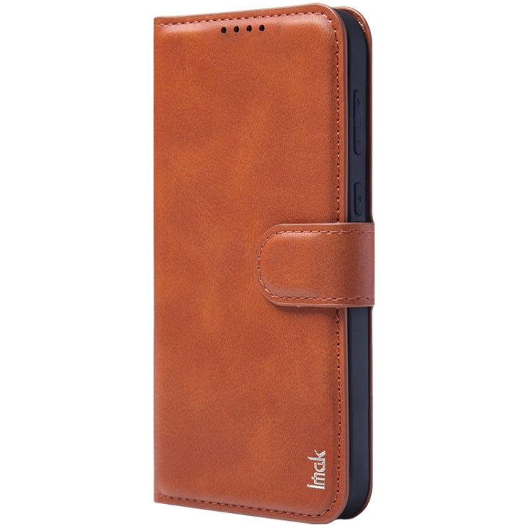 For Samsung Galaxy A55 5G IMAK Count Series Flip Leather Phone Case(Brown) - Galaxy Phone Cases by imak | Online Shopping UK | buy2fix