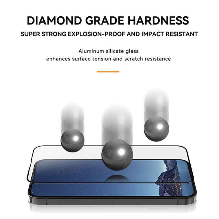 For iPhone 15 Pro Max TGVIS AG Matte 2.5D 9H Full-screen Tempered Glass Film - iPhone 15 Pro Max Tempered Glass by TGVIS | Online Shopping UK | buy2fix