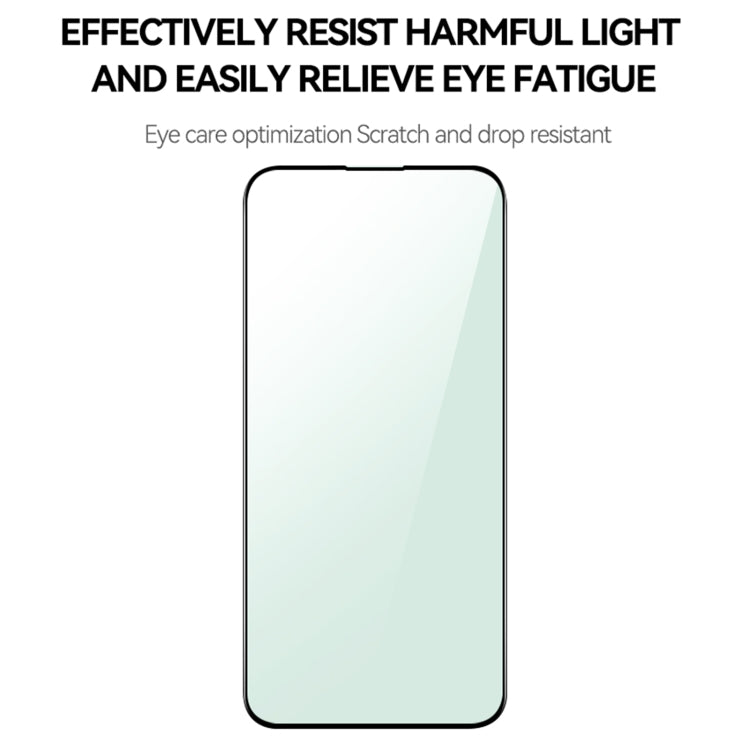 For iPhone 15 Pro Max TGVIS Green-Light Eye Protection 2.5D 9H Full-screen Tempered Glass Film - iPhone 15 Pro Max Tempered Glass by TGVIS | Online Shopping UK | buy2fix