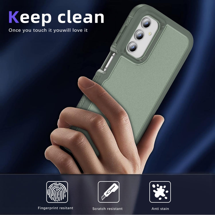 For Samsung Galaxy S23 FE 5G Guard Life Waterproof Frosted Phone Case(Green) - Galaxy S23 FE 5G Cases by buy2fix | Online Shopping UK | buy2fix