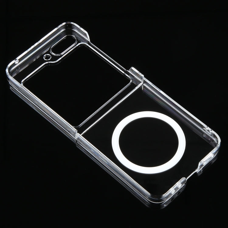 For Samsung Galaxy Z Flip5 MagSafe All-Inclusive Shockproof PC Phone Case(Transparent) - Galaxy Z Flip5 Cases by buy2fix | Online Shopping UK | buy2fix