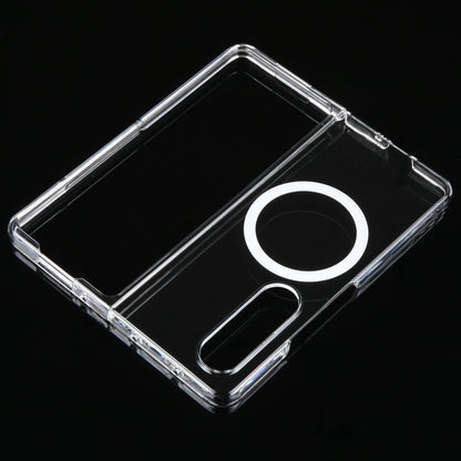 For Samsung Galaxy Z Fold4 MagSafe All-Inclusive Shockproof PC Phone Case(Transparent) - Galaxy Z Fold4 5G Cases by buy2fix | Online Shopping UK | buy2fix