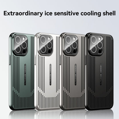 For iPhone 16 Ice Sense Heat Dissipation Electroplating Frosted Phone Case(Light Green) - iPhone 16 Cases by buy2fix | Online Shopping UK | buy2fix