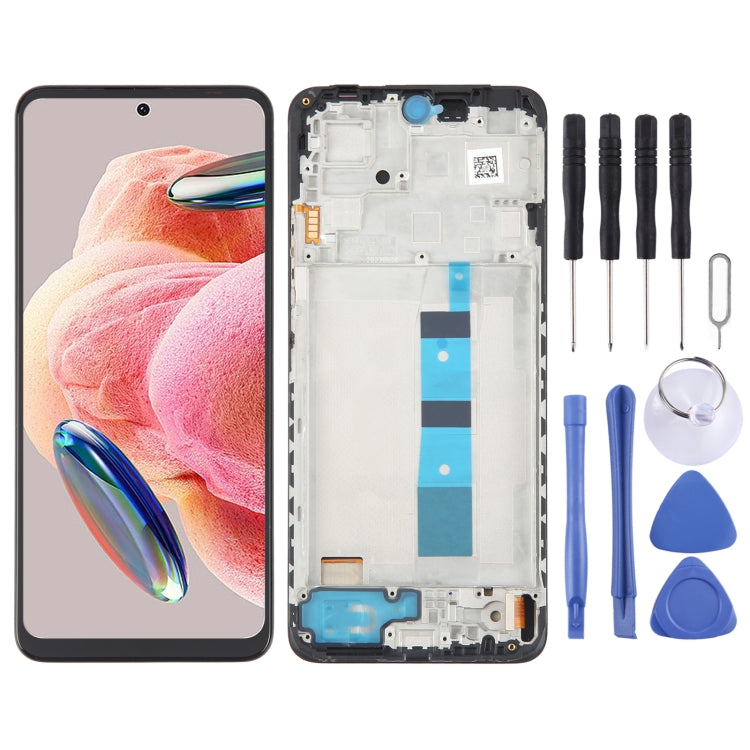 For Xiaomi Poco X5 OLED Material LCD Screen Digitizer Full Assembly with Frame - LCD Screen by buy2fix | Online Shopping UK | buy2fix