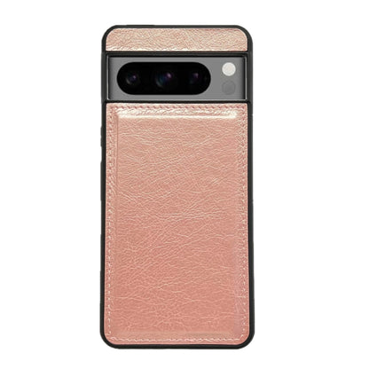 For Google Pixel 9 Pro XL Cowhide Texture Back Cover Phone Case(Rose Gold) - Google Cases by buy2fix | Online Shopping UK | buy2fix