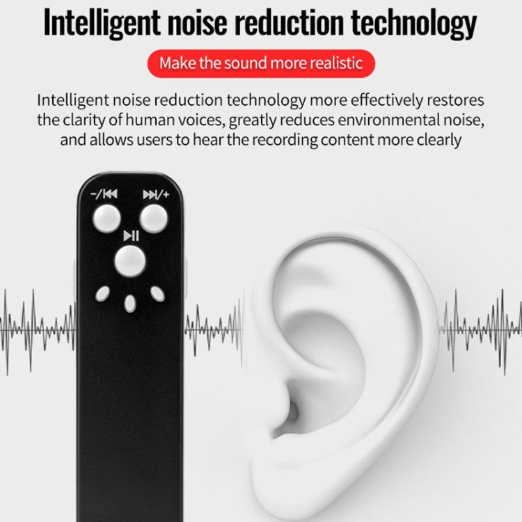 JNN J1 Mini Smart HD Noise Cancelling Voice Recorder, Memory:4GB(Black) - Recording Pen by JNN | Online Shopping UK | buy2fix