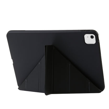 For iPad Air 13 2024 TPU Deformation Flip Leather Tablet Case with Holder(Black) - iPad Air 13 2024 Cases by buy2fix | Online Shopping UK | buy2fix