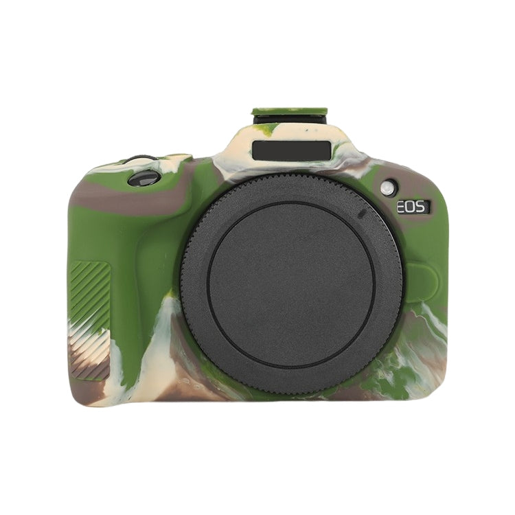 For Canon EOS R100 Glossy Soft Silicone Protective Case(Camouflage) - Protective Case by buy2fix | Online Shopping UK | buy2fix