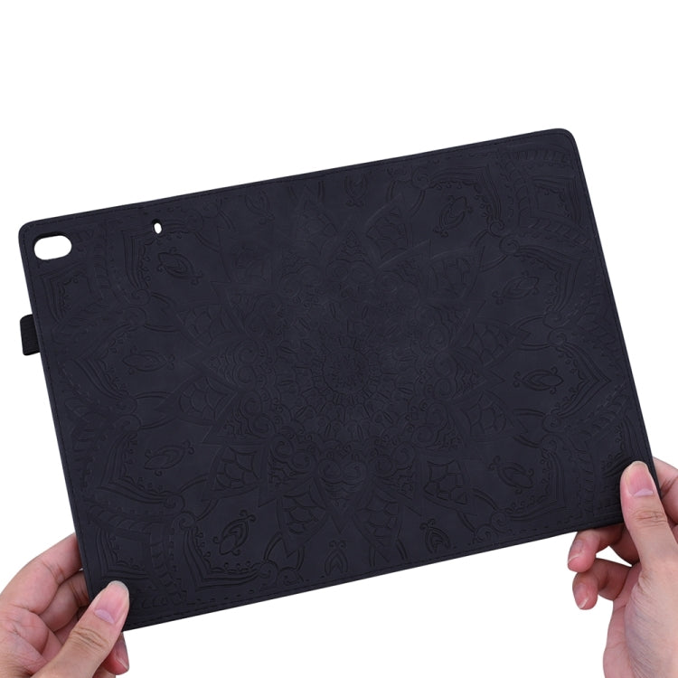 For iPad Pro 13 2024 Calf Texture Embossed Leather Tablet Case(Black) - iPad Pro 13 2024 Cases by buy2fix | Online Shopping UK | buy2fix