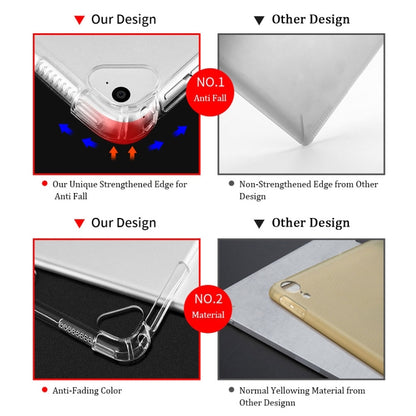 For iPad Pro 13 2024 Highly Transparent TPU Full Thicken Corners Shockproof Protective Case(Transparent) - iPad Pro 13 2024 Cases by buy2fix | Online Shopping UK | buy2fix