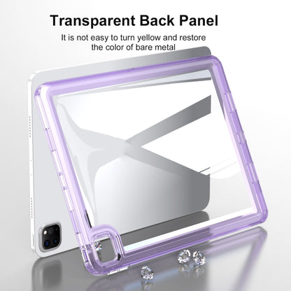 For iPad Air 11 2024 Transparent Acrylic Tablet Case(Blue) - iPad Air 11 2024 Cases by buy2fix | Online Shopping UK | buy2fix