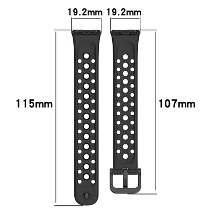 For Huawei Band 9 / 9 NFC / 8 / 8 NFC Round Hole Nail Button Silicone Watch Band(Wine Red) - Watch Bands by buy2fix | Online Shopping UK | buy2fix