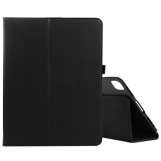 For iPad Pro 13 2024 Litchi Texture Solid Color Leather Tablet Case(Black) - iPad Pro 13 2024 Cases by buy2fix | Online Shopping UK | buy2fix