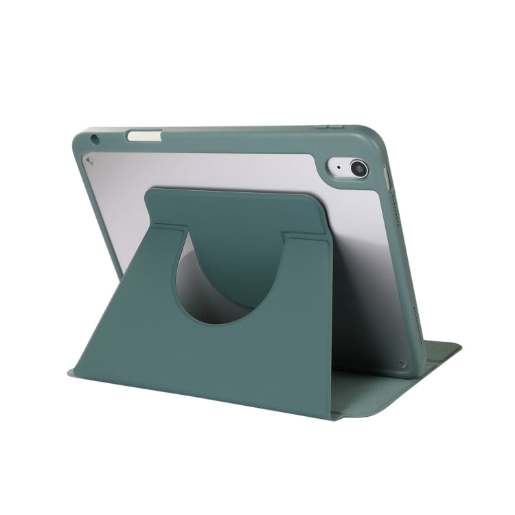 For iPad Pro 13 2024 2 in 1 Acrylic Split Rotating Leather Tablet Case(Pine Needle Green) - iPad Pro 13 2024 Cases by buy2fix | Online Shopping UK | buy2fix