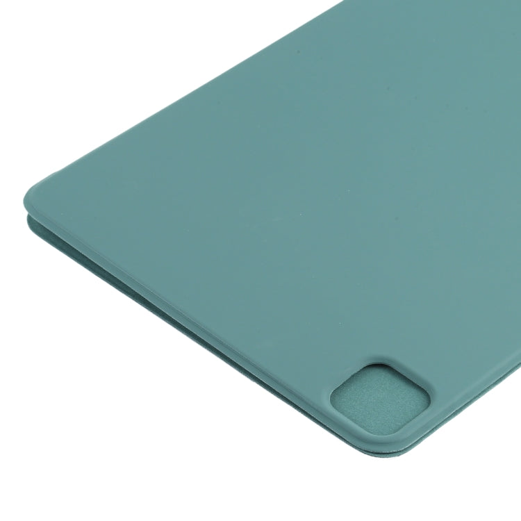 For iPad Pro 13 2024 Double-sided Clip Non-buckle Magnetic PU Smart Tablet Case(Green) - iPad Air 13 2024 Cases by buy2fix | Online Shopping UK | buy2fix