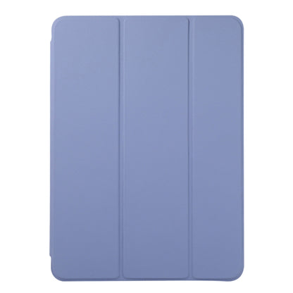 For iPad Pro 11 2024 Double-sided Clip Non-buckle Magnetic PU Smart Tablet Case(Purple) - iPad Pro 11 2024 Cases by buy2fix | Online Shopping UK | buy2fix