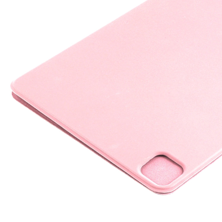 For iPad Pro 11 2024 Double-sided Clip Non-buckle Magnetic PU Smart Tablet Case(Rose Gold) - iPad Pro 11 2024 Cases by buy2fix | Online Shopping UK | buy2fix