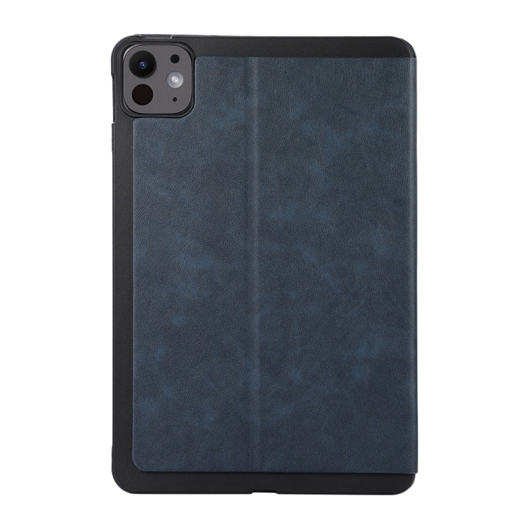 For iPad Pro 11 2024 TPU Flip Tablet Protective Leather Case(Dark Blue) - iPad Pro 11 2024 Cases by buy2fix | Online Shopping UK | buy2fix