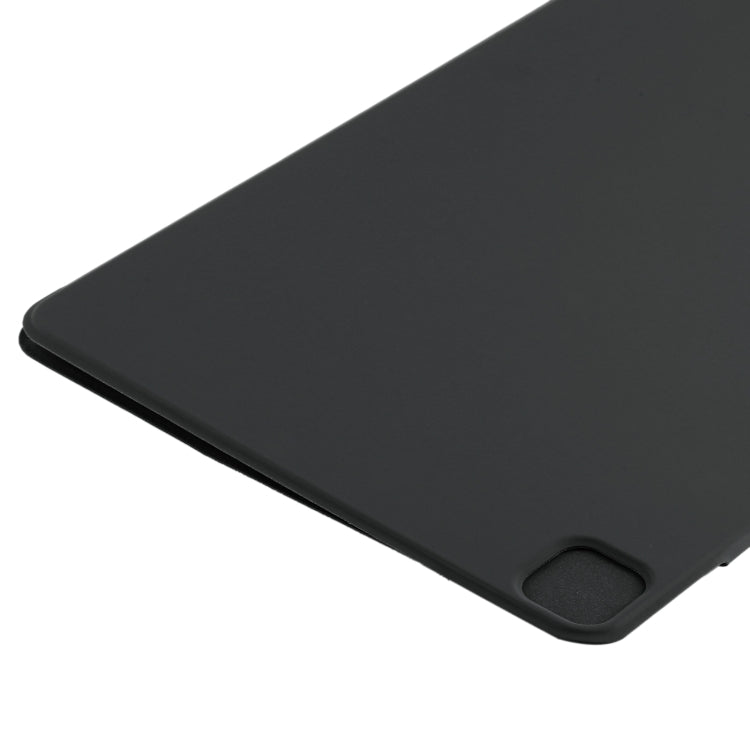 For iPad Pro 13 2024 Double-sided Clip Fixed Buckle Magnetic PU Leather Smart Tablet Case(Black) - iPad Pro 13 2024 Cases by buy2fix | Online Shopping UK | buy2fix