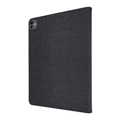 For iPad Air 13 2024 Fabric Leather Tablet Case(Black) - iPad Air 13 2024 Cases by buy2fix | Online Shopping UK | buy2fix