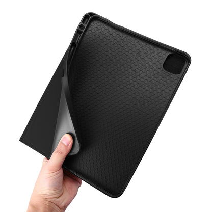 For iPad Air 13 2024 Fabric Leather Tablet Case(Black) - iPad Air 13 2024 Cases by buy2fix | Online Shopping UK | buy2fix