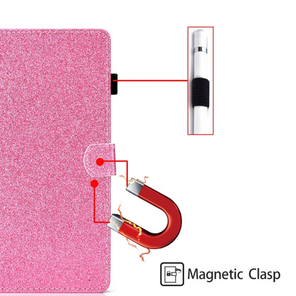 For iPad Pro 11 2024 Glitter Smart Leather Tablet Case(Pink) - iPad Pro 11 2024 Cases by buy2fix | Online Shopping UK | buy2fix