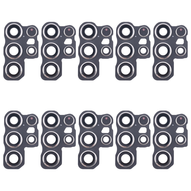 For Samsung Galaxy S24 Ultra SM-S928B 10pcs Original Rear Camera Lens Cover(Silver) - Camera by buy2fix | Online Shopping UK | buy2fix