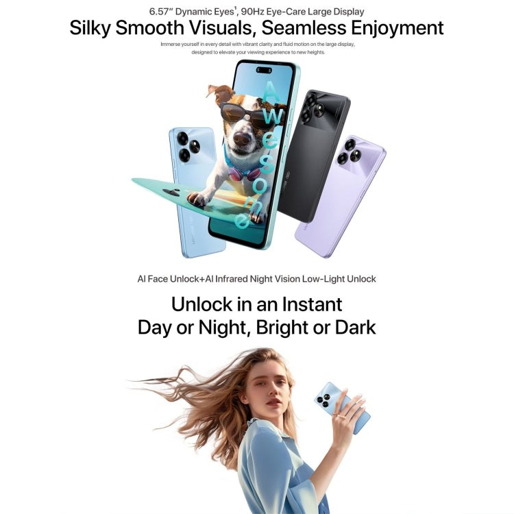 UMIDIGI G6 5G, 6GB+128GB, Face ID Identification, 6.6 inch UMIDIGI OS Dimensity 6100+ 5G Octa Core, Network: 5G(Lake Green) - UMIDIGI by UMIDIGI | Online Shopping UK | buy2fix