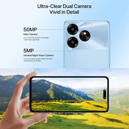 [HK Warehouse] UMIDIGI G6 5G, 6GB+128GB, Face ID Identification, 6.6 inch UMIDIGI OS Dimensity 6100+ 5G Octa Core, Network: 5G(Ice Blue) - UMIDIGI by UMIDIGI | Online Shopping UK | buy2fix