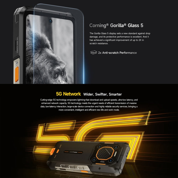 [HK Warehouse] Ulefone Armor 26 Ultra Walkie-Talkie Version Rugged Phone, 12GB+512GB, 6.78 inch Android 13 MediaTek Dimensity 8020 Octa Core, Network: 5G, NFC(Black) - Ulefone by Ulefone | Online Shopping UK | buy2fix