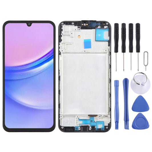 For Samsung Galaxy A15 4G SM-A155F 6.43inch OLED LCD Screen for Digitizer Full Assembly with Frame - LCD Screen by buy2fix | Online Shopping UK | buy2fix