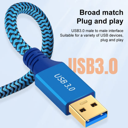 Printer / Hard Disk USB 3.0 Male to Male Connector Cable, Length:0.6m(Blue) - USB 3.0 by buy2fix | Online Shopping UK | buy2fix