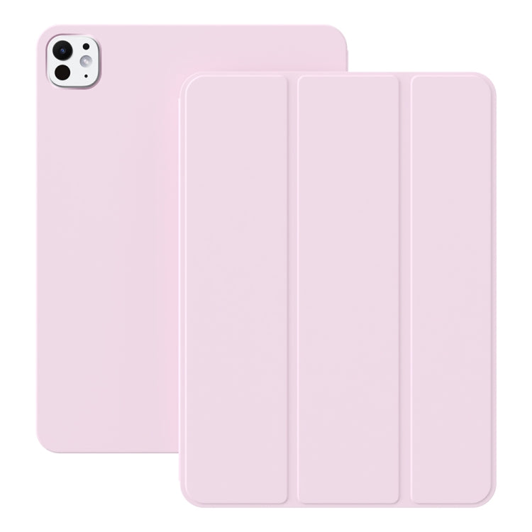 For iPad Pro 11 2024 Ultra-thin Double-sided Clip Magnetic Smart Tablet Case(Pink) - iPad Pro 11 2024 Cases by buy2fix | Online Shopping UK | buy2fix