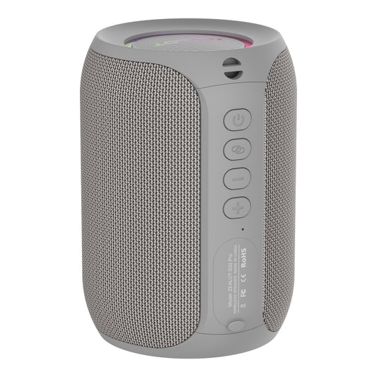 Zealot S32 Pro 15W High Power Bluetooth Speaker with Colorful Light(Grey) - Desktop Speaker by ZEALOT | Online Shopping UK | buy2fix